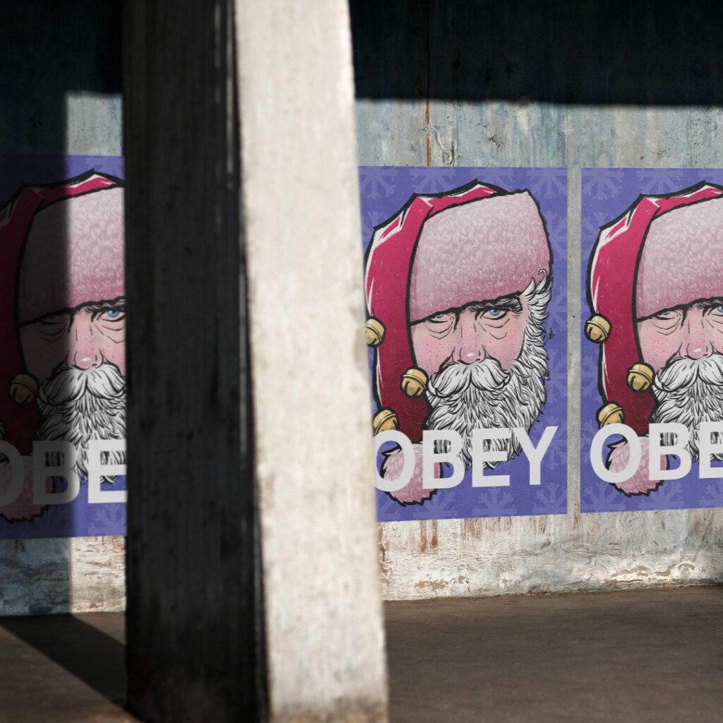 Obey - Santa Propaganda Campaign