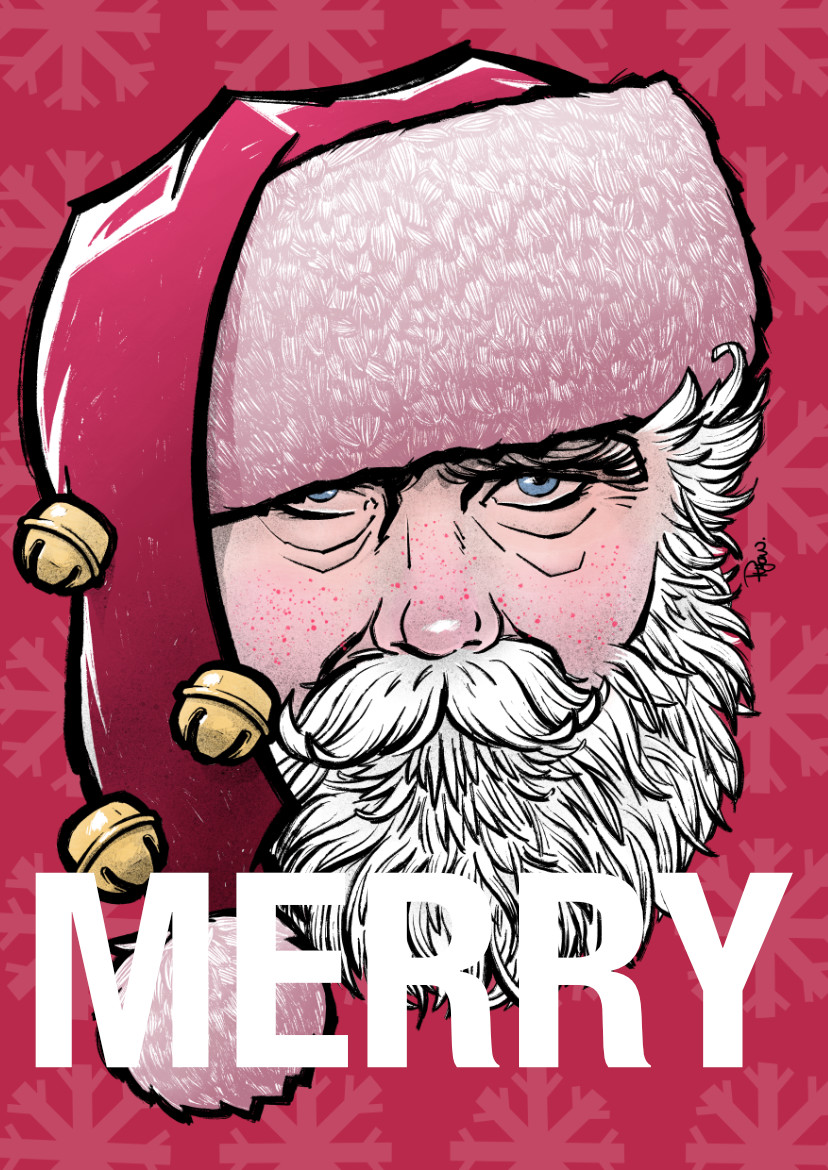 Santa Propaganda Campaign poster
